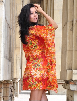 Rochie Dama Heavy With Mood Portocalie